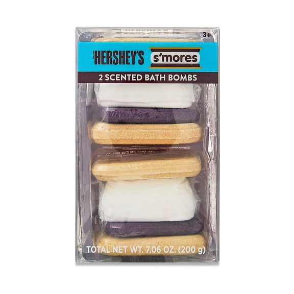 Hershey S'mores Scented Bath Bombs, 2 Pieces, 7.06 oz