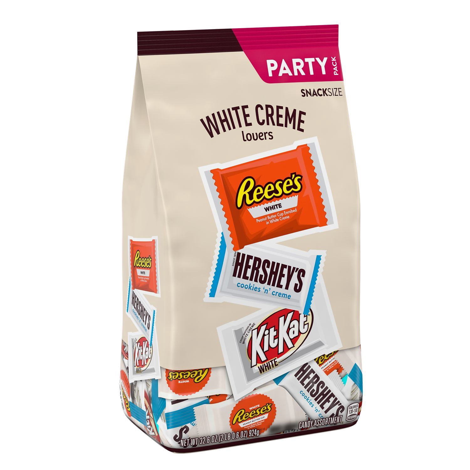 Hershey's, All Time Greats White CrÃ¨me Snack Size Candy Assortment, 64 Pieces, 32.5 Oz
