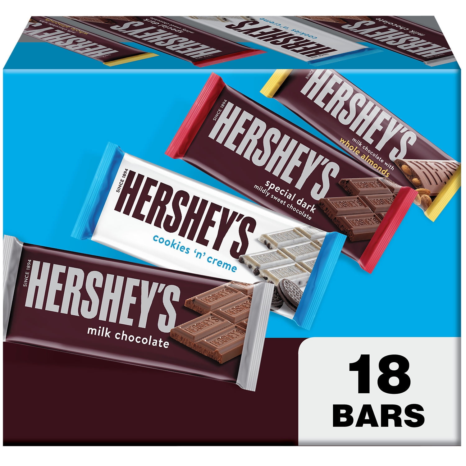 https://i5.walmartimages.com/seo/Hershey-s-Assorted-Milk-Chocolate-and-White-Creme-Candy-Box-27-oz-18-Bars_ff77bd0b-21e0-4ac2-9d38-63788ca6bbd9.36b3fe5d1c2ebb6ef7a6635f1033ac6e.jpeg