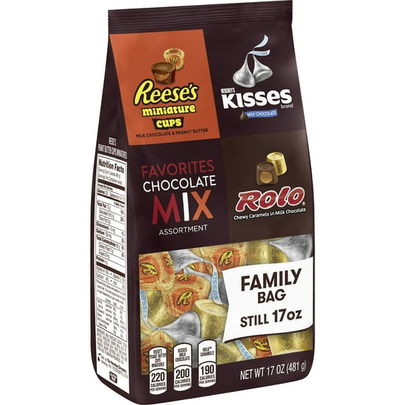 Hershey's Assortment Chocolate Candy, 17 Oz.