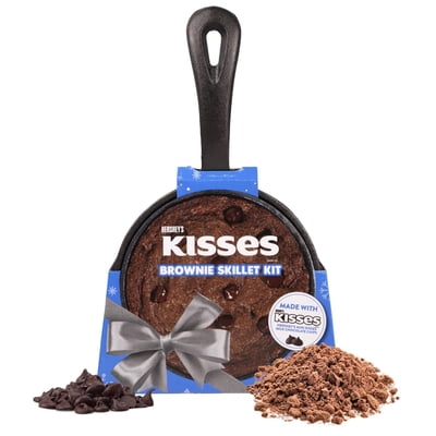 Hershey's Brownie Mix Cast Iron Skillet, Christmas Stocking Stuffers, 2.17 Ounces