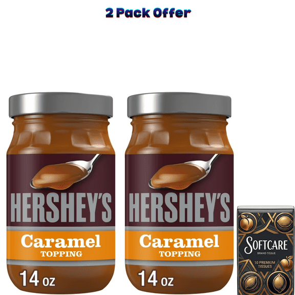 Hershey's Caramel Sauce Ice Cream Topping, Jar