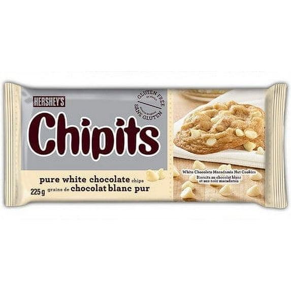 Hershey's Chipits, Chocolate Chips, Pure White Chocolate, 225g/7.9 oz