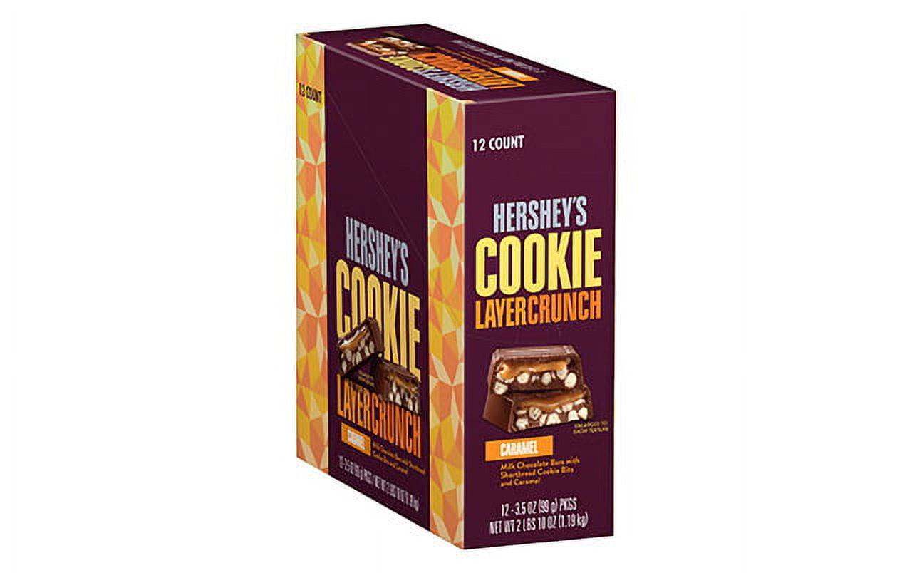 Hershey's Cookie Layer Crunch Caramel with Shortbread Cookie Bits Bar