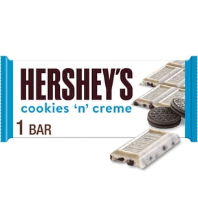 Hershey's Cookies 'n' Creme Full Size Candy Bar, 1.55 oz