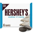 thumbnail image 1 of Hershey's Cookies 'n' Creme Candy, Bars 1.55 oz, 6 Count, 1 of 9
