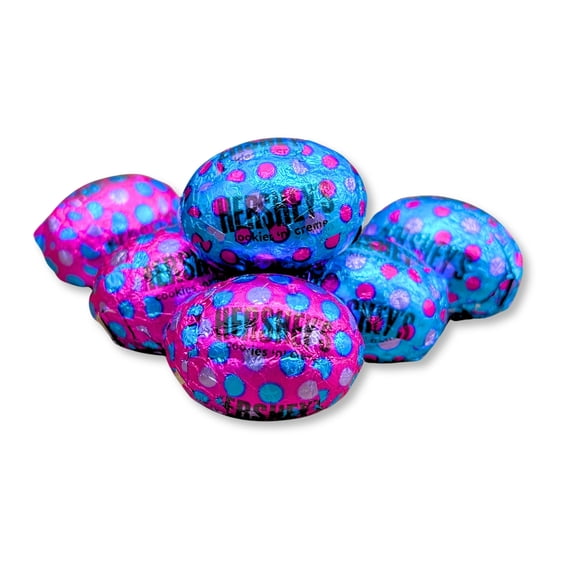 Hershey's Cookies 'n' Creme Polka Dot Eggs (Easter) - 25 lb