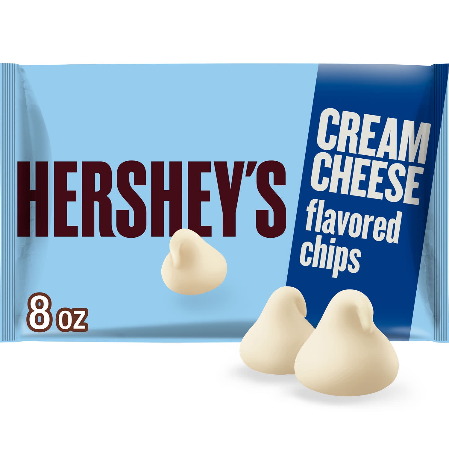 Hershey's Cream Cheese Flavored Morsels, Baking Chips, 8 oz Bag ...