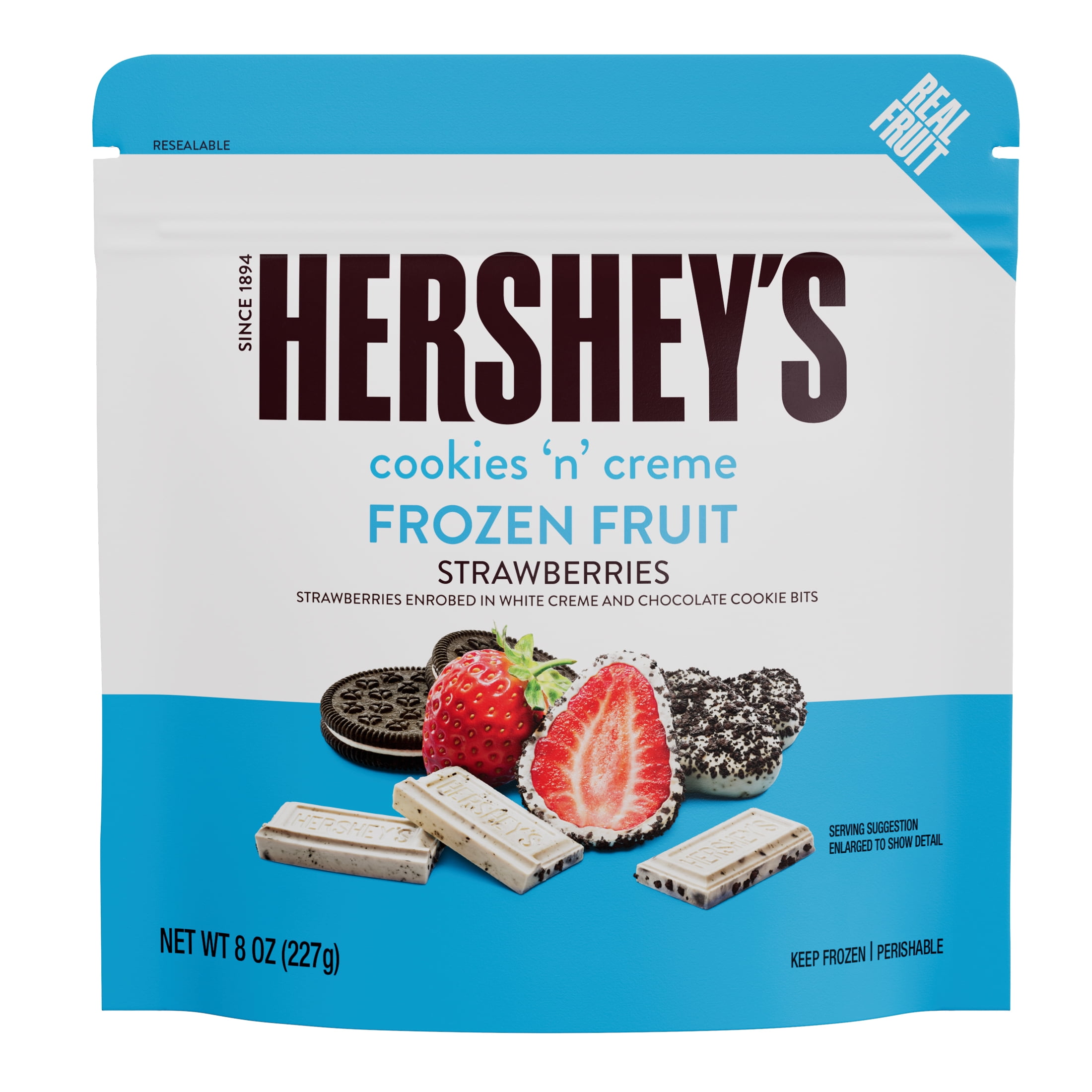 Hershey's Frozen Strawberries in Cookies ‘N’ Creme, 8oz