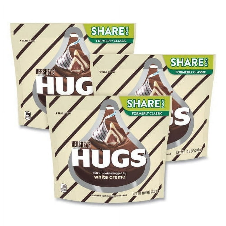 KISSES and HUGS Family Pack Assortment, 15.6 oz Bag, 3 Bags/Pack, Ships in 1-3 Business Days KISSES and HUGS Family Pack Assortment, 15.6 oz Bag, 3 Bags/Pack, Ships in 1-3 Business Days