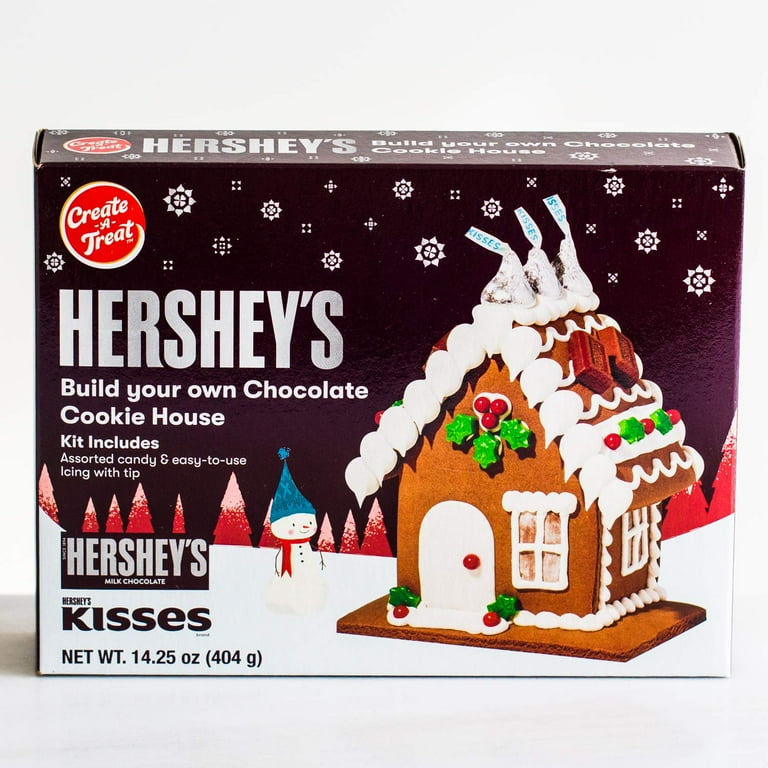 Hershey's Holiday Gingerbread House Chocolate Cookie Kit - 14.25 Oz 