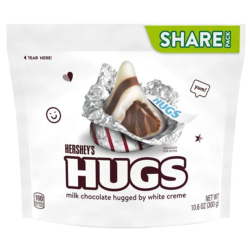 Hershey's Hugs And Kisses Chocolate Candy 10.6 oz