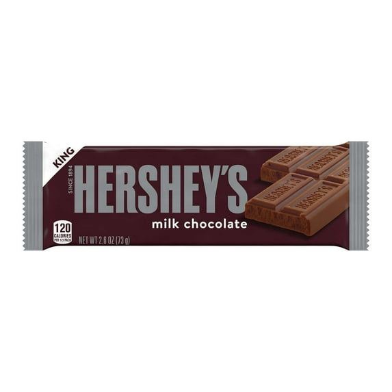 Hershey's Milk Chocolate King 18 - 2.6 oz Bars