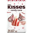 thumbnail image 1 of Hershey's Kisses Candy Cane Flavored Christmas Candy, Bulk Bag 31.67 oz, 1 of 1