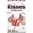 thumbnail image 1 of Hershey's Kisses Candy Cane Flavored Christmas Candy, Bulk Bag 34.88 oz, 1 of 9