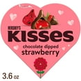 thumbnail image 1 of HERSHEY'S KISSES Chocolate Strawberry Flavored, Valentine's Day Candy Gift Box, 3.6 oz, 1 of 10