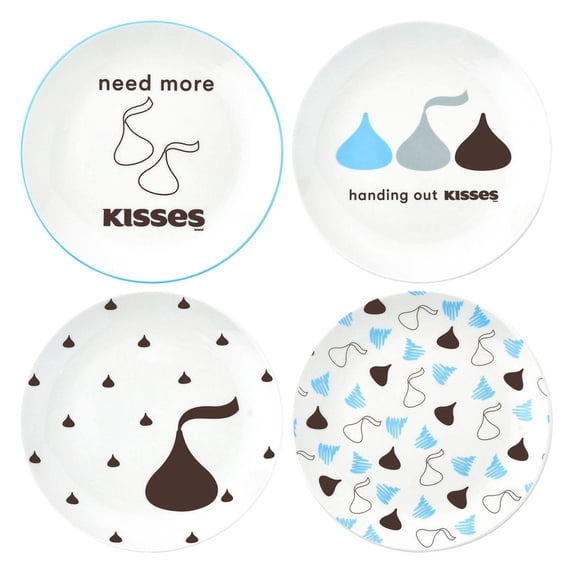 Hershey's Kisses Dessert Plate, Set of 4