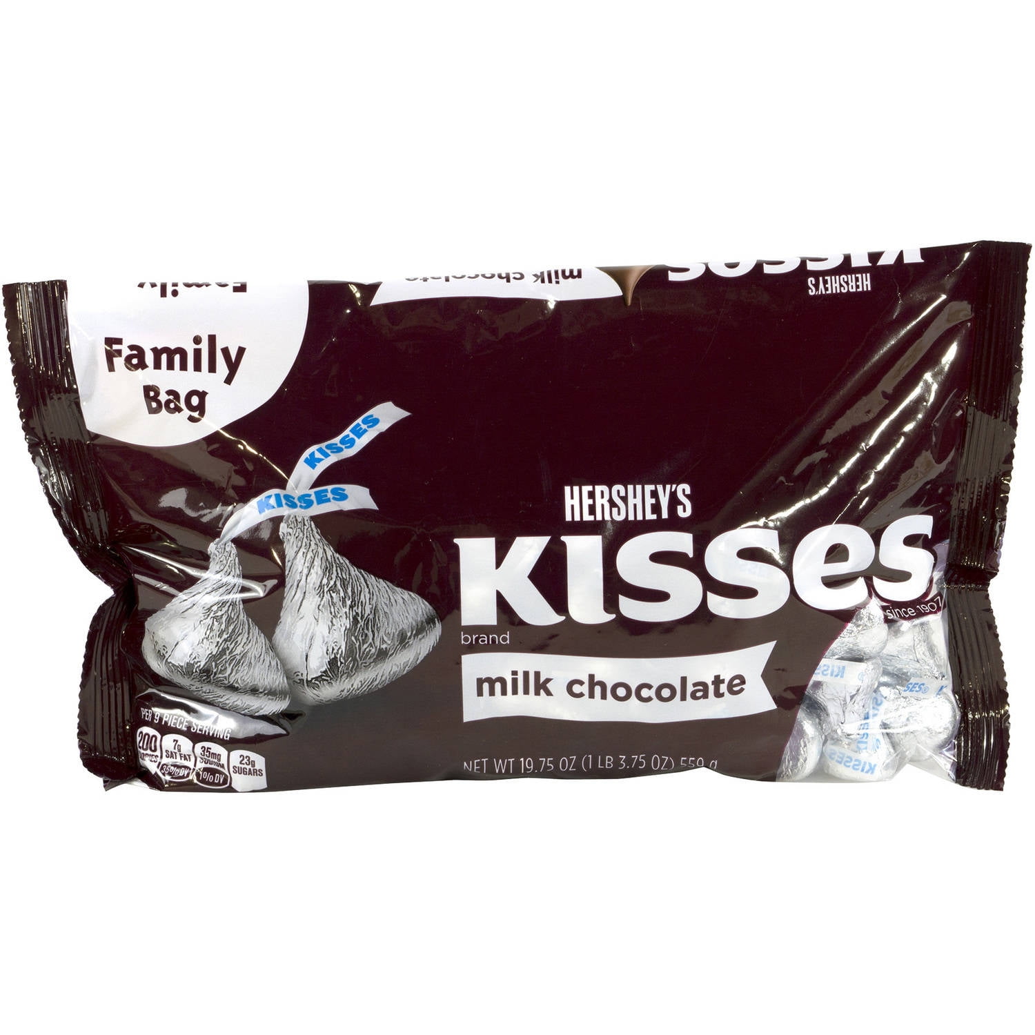 Hershey's Kisses GlutenFree Milk Chocolate Candy, 19.75 Oz, 126 Pieces