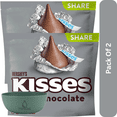 thumbnail image 1 of Hershey's Kisses Milk Chocolate Candy, 10.8 oz Share Pack, With Olive Green Bowl By ValueNest, 1 of 6