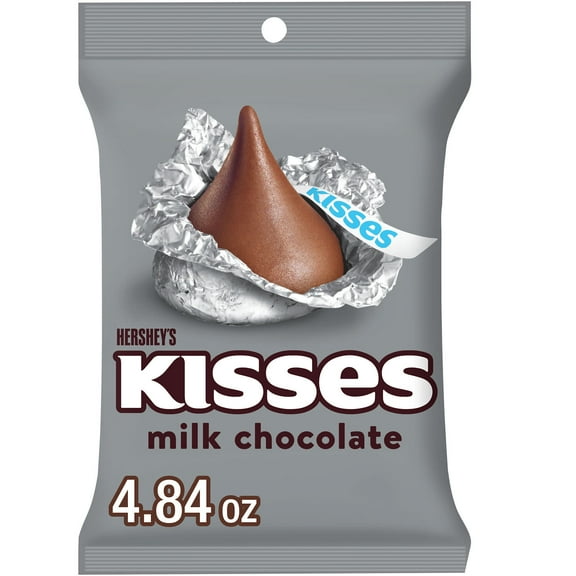 Hershey's Kisses Milk Chocolate Candy, Bag 4.84 oz