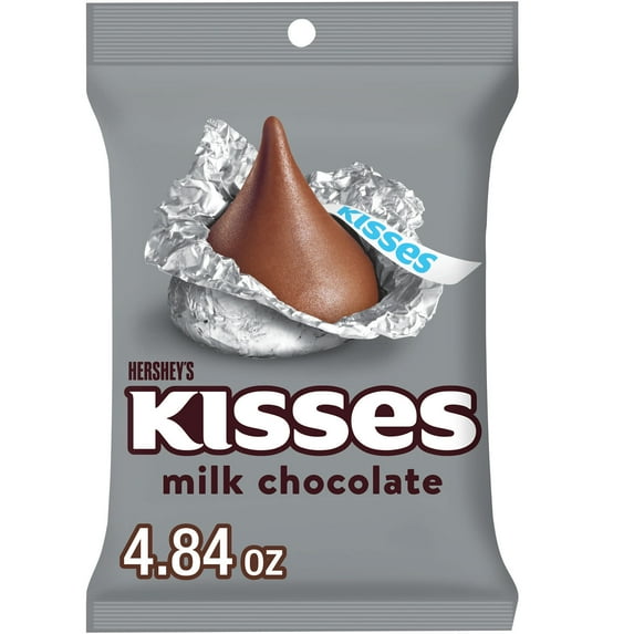 Hershey's Kisses Milk Chocolate Candy, Bag 4.84 oz