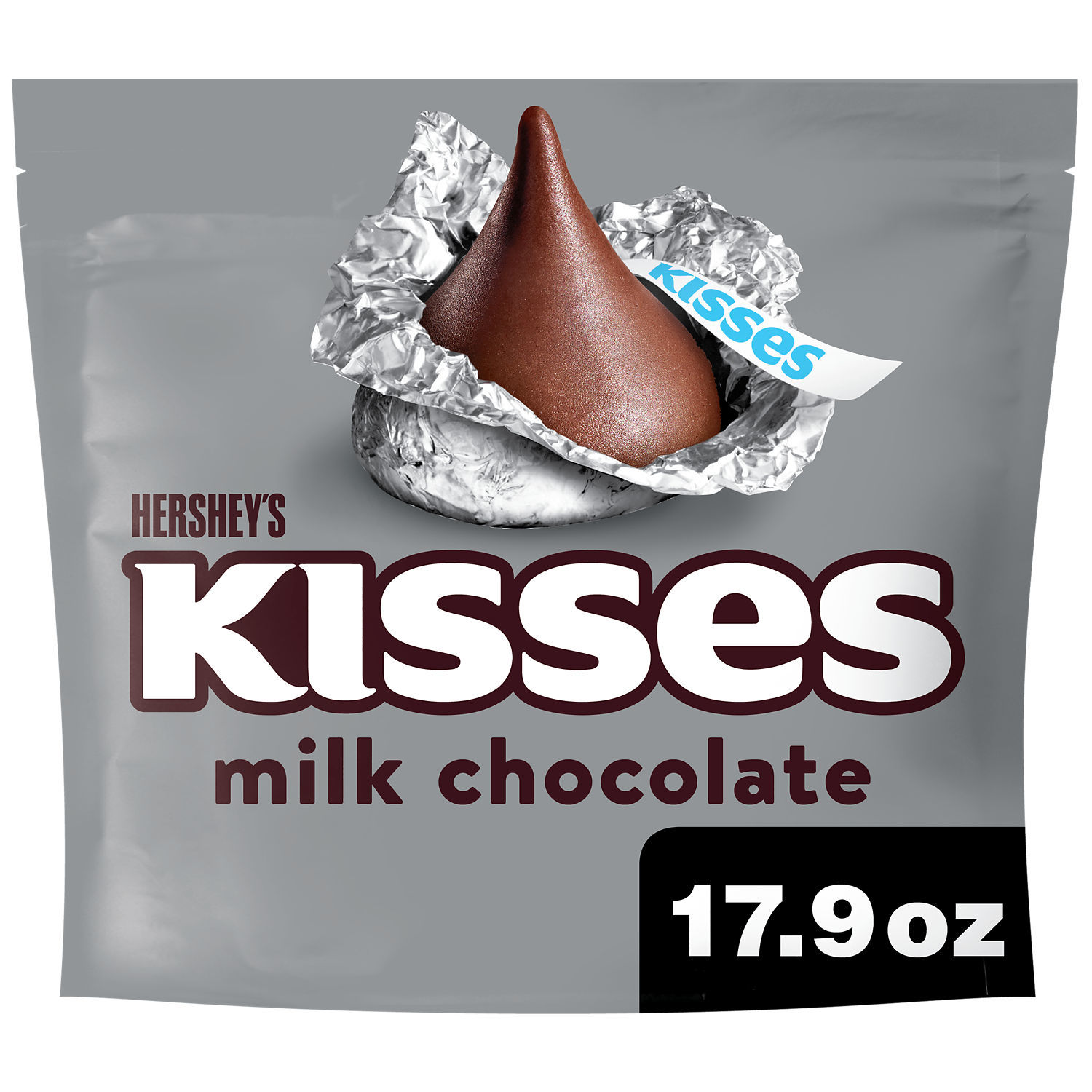 Hershey's Kisses Milk Chocolate Candy, Family Pack 17.9 oz - image 1 of 9