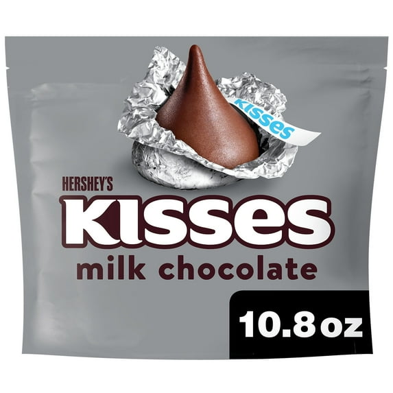Hershey's Kisses Milk Chocolate Candy, Share 10.8 oz (Pack of 6)