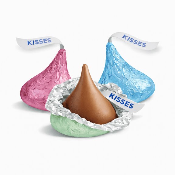 Hershey's Kisses Milk Chocolate - Easter Foils - 25 lb