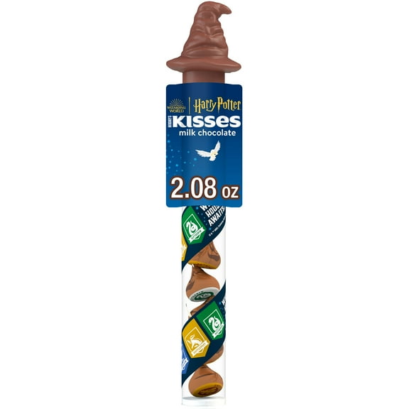 Hershey's Kisses Milk Chocolate Harry Potter™ Halloween Candy, Plastic Cane 2.08 oz