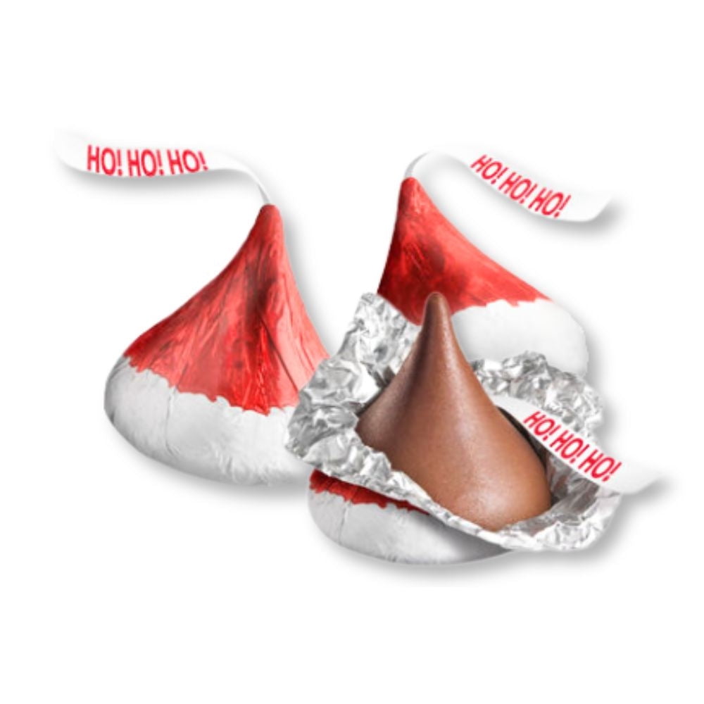 Hershey's Kisses Milk Chocolate Santa Hats, 5 lb