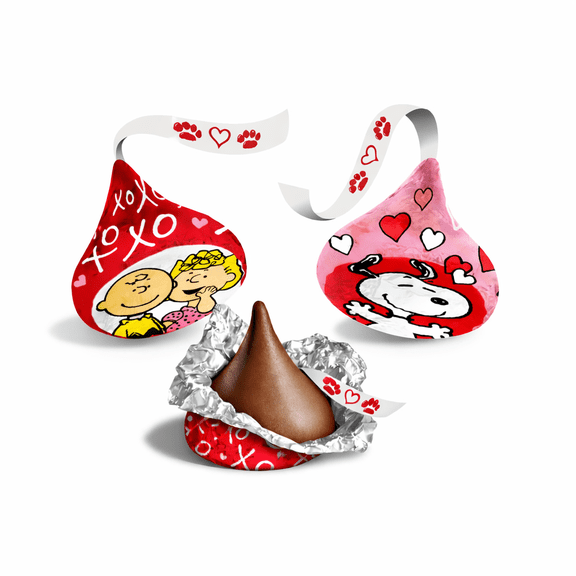 Hershey's Kisses Milk Chocolate - Snoopy - Valentine's Edition - 1 lb