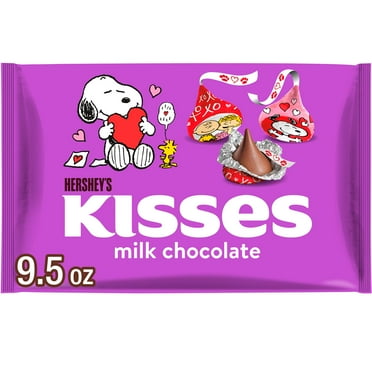Hershey's Kisses Milk Chocolate Snoopy™ and Friends Valentine's Candy, Bag 9.5 oz