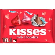 HERSHEY'S KISSES Milk Chocolate, Valentine's Day Candy Bag, 10.1 oz