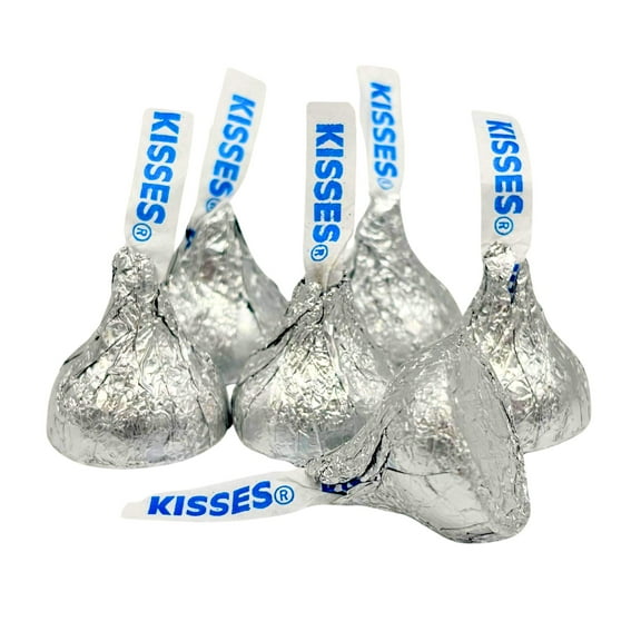 Hershey's Kisses Milk Chocolate – Silver Foils – Bulk Value Pack