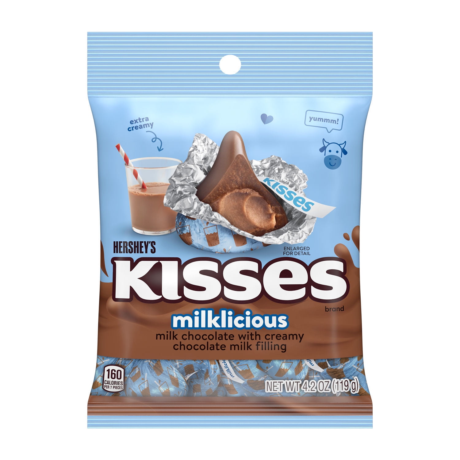 Amazon.com : HERSHEY'S KISSES Chocolate Candy with Almonds, 10 oz Bag (Pack  of 2) : Grocery & Gourmet Food