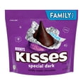 thumbnail image 1 of Hershey's Kisses SPECIAL DARK Mildly Sweet Chocolate Candy, Family Pack 16.1 oz, 1 of 8