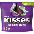thumbnail image 1 of Hershey's Kisses SPECIAL DARK Mildly Sweet Chocolate Candy, Share 10 oz (Pack of 8), 1 of 5