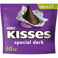 thumbnail image 1 of Hershey's Kisses SPECIAL DARK Mildly Sweet Chocolate Candy, Share Pack 10 oz, 1 of 9