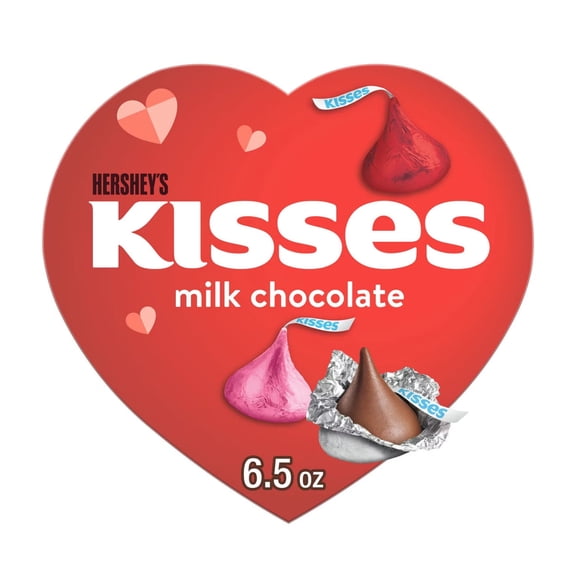 Hershey's Kisses - Valentine's Day Gift Box - Milk Chocolate - 6.5oz - 3 Pack