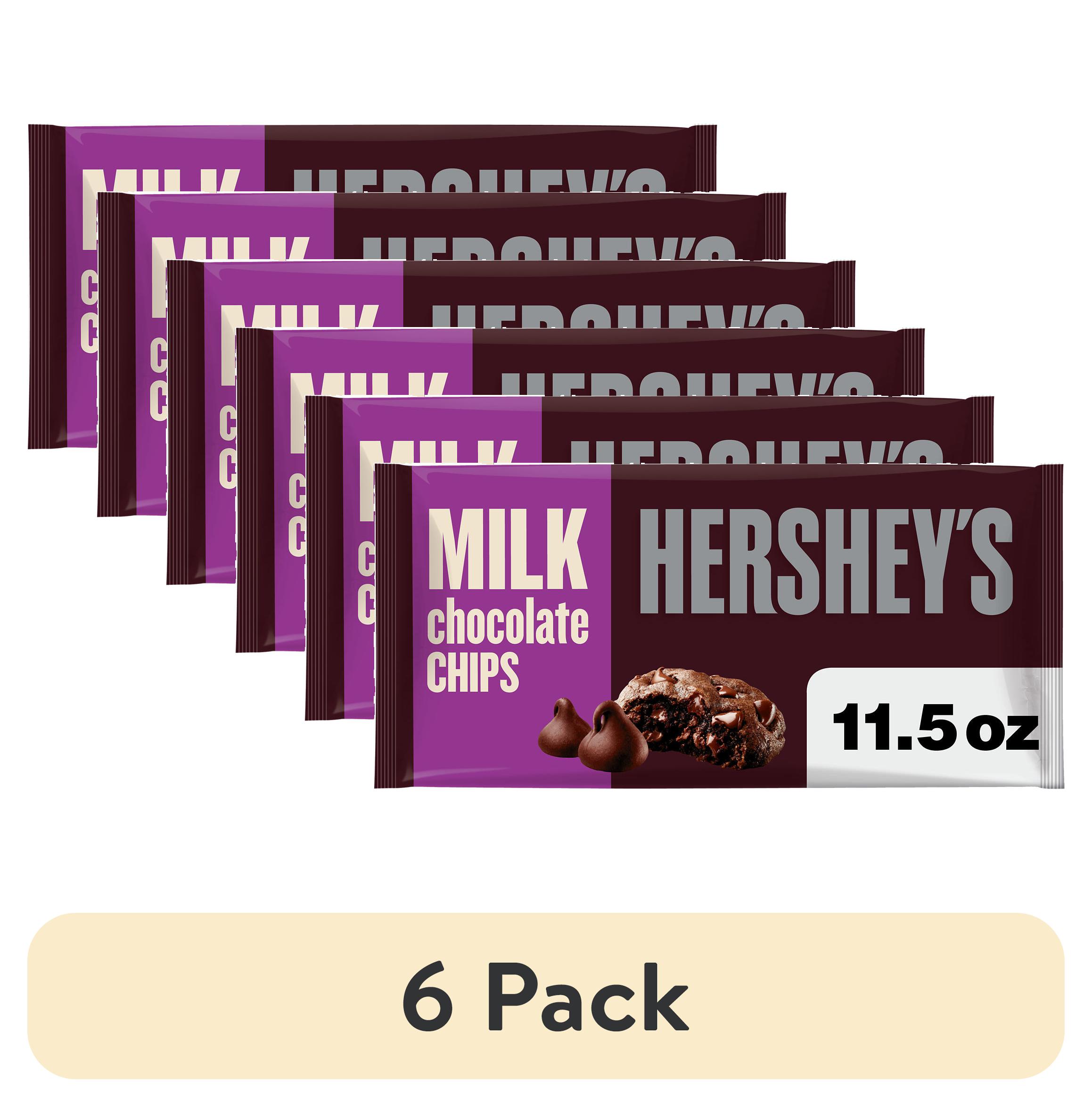 (6 pack) Hershey's Milk Chocolate Baking Chips, Bag 11.5 oz - image 1 of 10