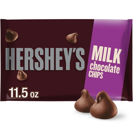 Hershey's Milk Chocolate Baking Chips, Bag 11.5 oz