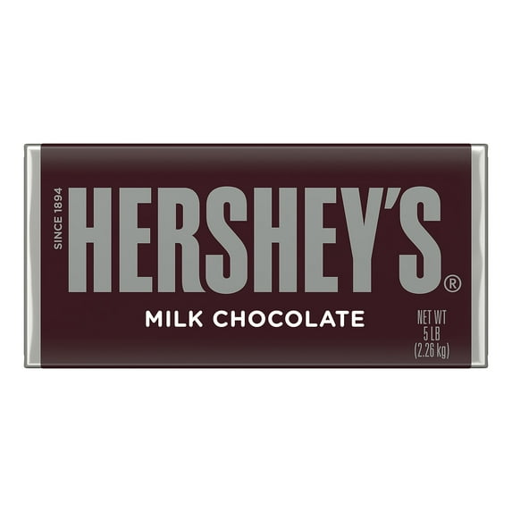 HERSHEY'S Milk Chocolate Bar, 5 lbs