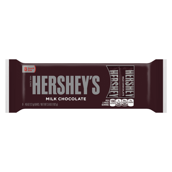 Hershey's Milk Chocolate Bars (Pack of 24)