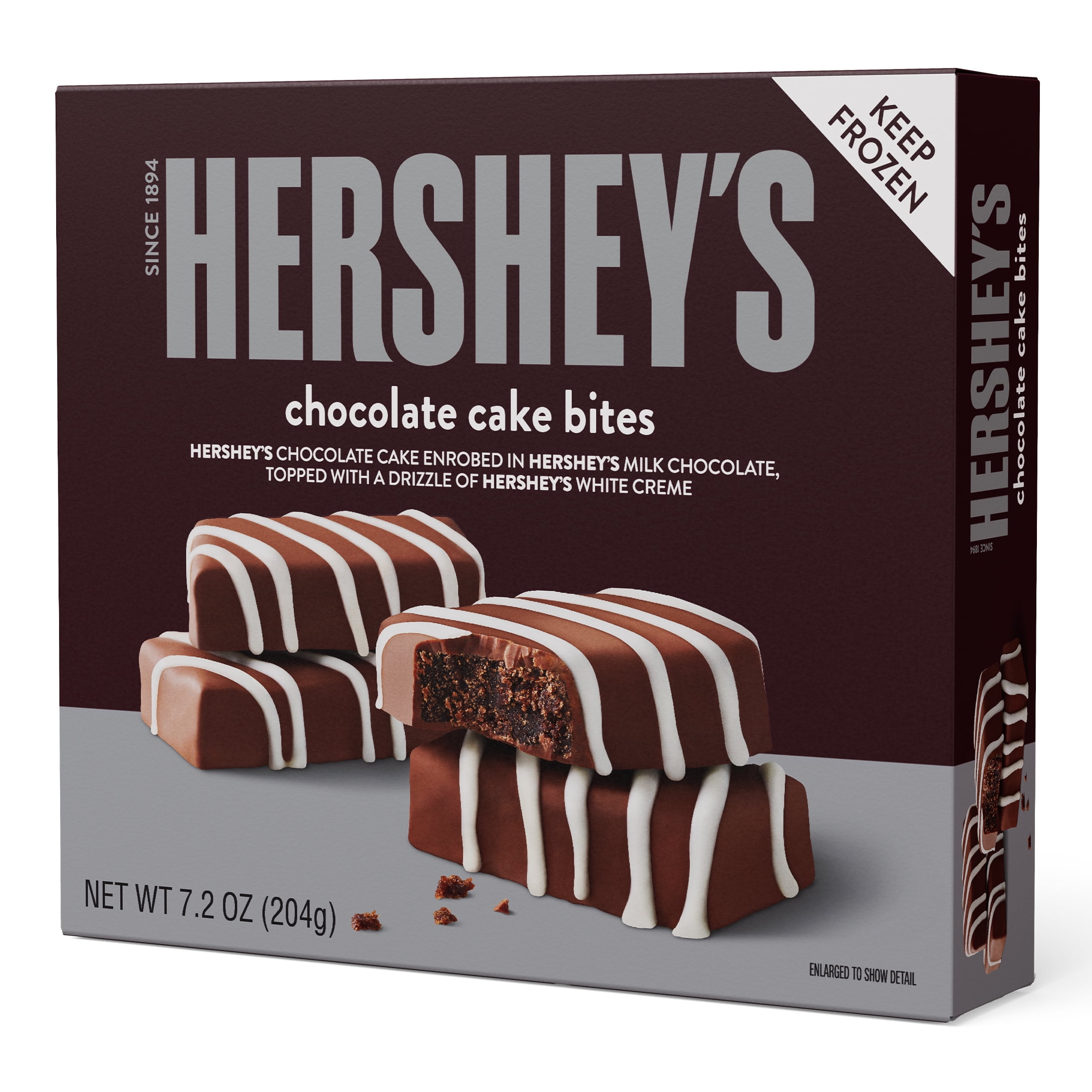 Hershey's Milk Chocolate Cake Bites, 7.2oz. (Frozen) - Walmart.com