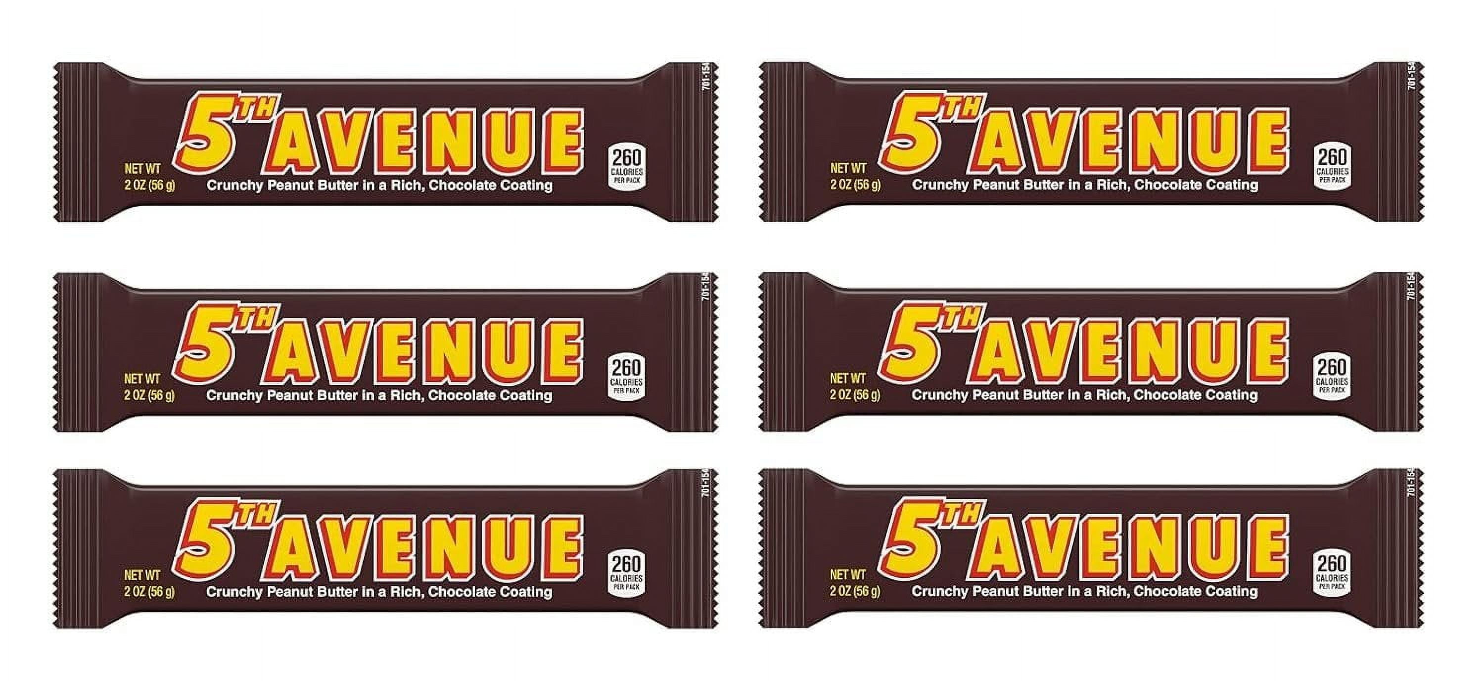 5th Avenue 1.55-Oz. Bars Gift Packaged By CANDY CABIN 6-Count