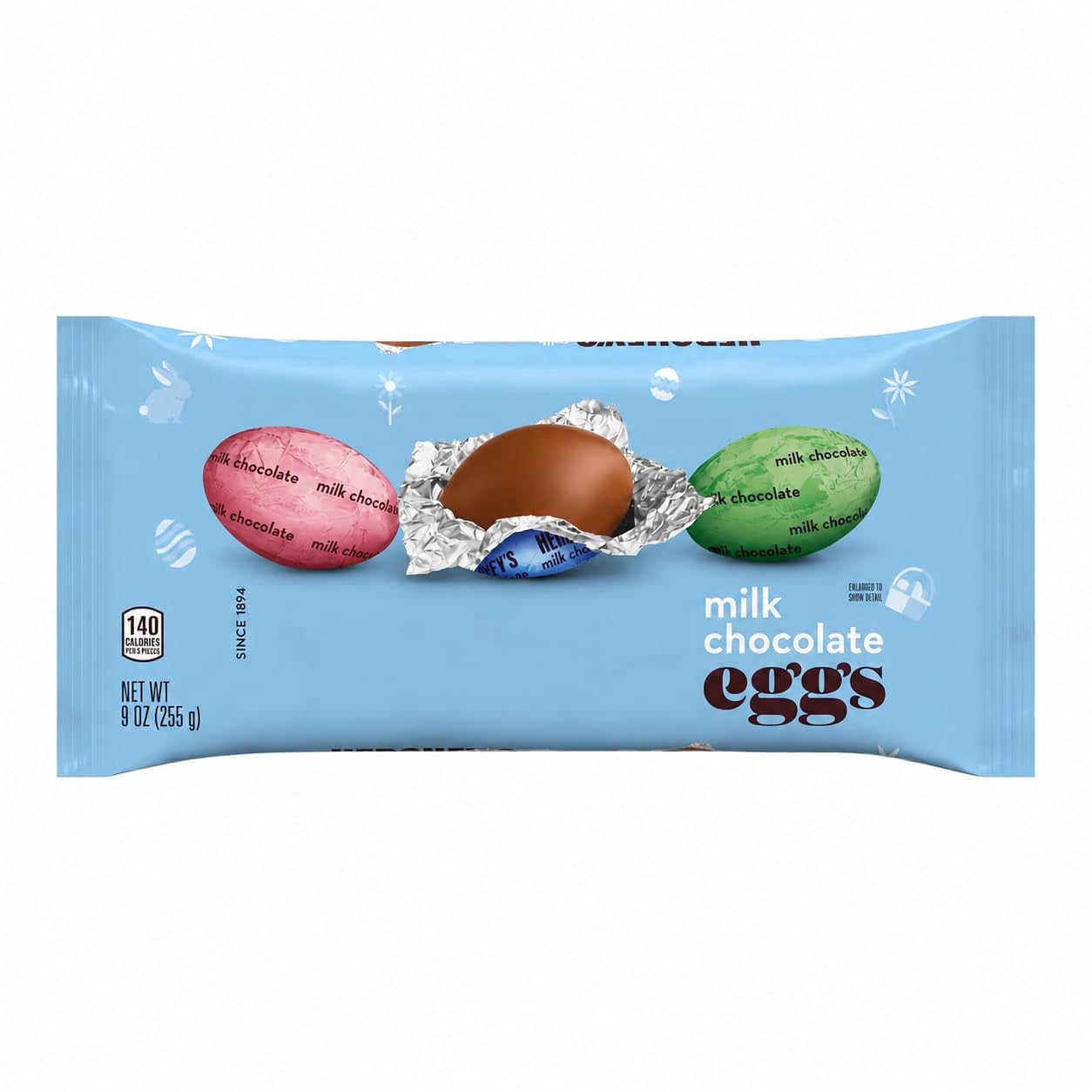 Hershey's Milk Chocolate Eggs Easter Candy, Milk Chocolate Candy Eggs, 9 oz Bag