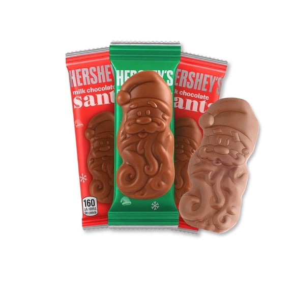 Hershey's Milk Chocolate Santa, 1.2 oz Bars, 25 lb