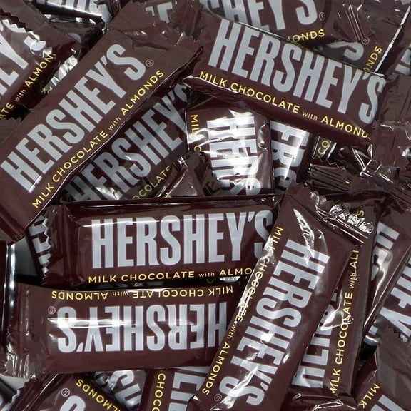 Hershey's Milk Chocolate Snack Size Bars, Pack of 2 Pounds