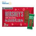thumbnail image 1 of Hershey's Milk Chocolate Snack Size Santas Christmas Candy, Bag 9 oz, 1 of 10