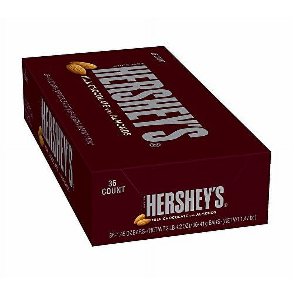 HERSHEYS MILK CHOCOLATE ALMOND 36CT